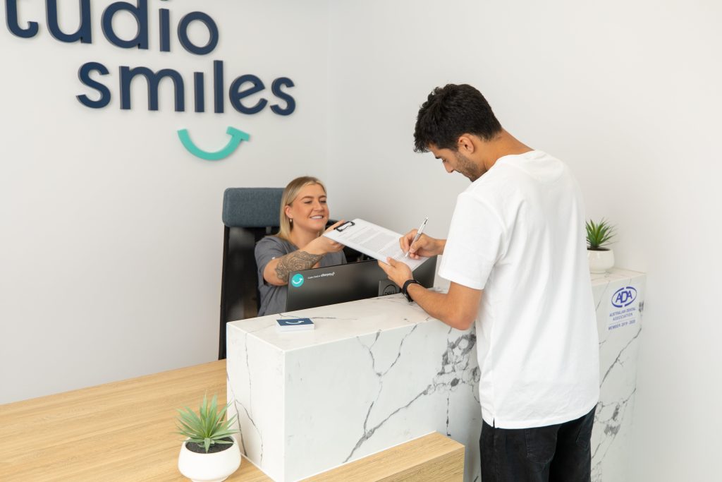 Reception Area | Studio Smiles Reception Area